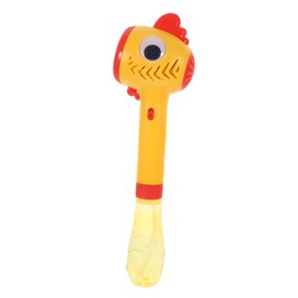 Kisangel Electric Bubble Wand with Light Music Automatic Cartoon Chicken Bubble Blower for Summer Parties Photography Camping Backyard Fun