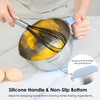 Rorence Stainless Steel Mixing Bowls Set: Non-Slip Silicone Bottom Kitchen
