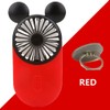 Generic Cute Mouse Personal Mini Fan, Handheld USB Rechargeable Fan