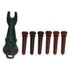 6Pcs Guitar Pin Maple Delicate Professional Acoustic Guitar Bridge Pin