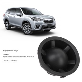 Pomya Fog Light Bezel Weather Fog Light Frame Cover for Forester 2019?2021, Fog Light Trim Rings (Left: 57731SJ030)