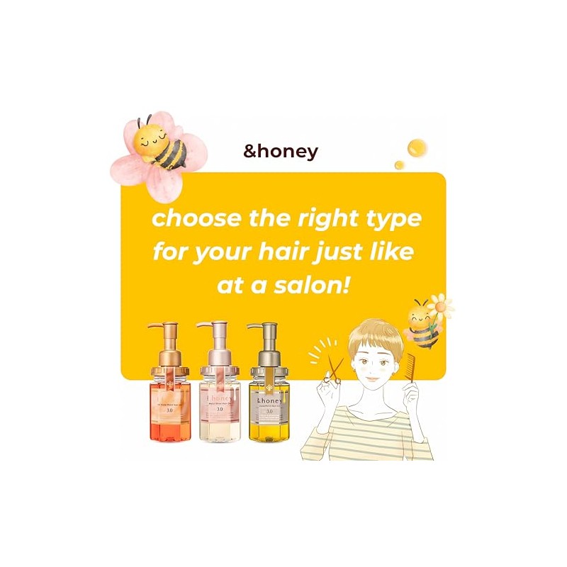 yeeyzz&honey Deep Moist Hair Oil Step3.0 (Moist Shine) 100ml -