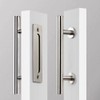 CCJH 10" Stainless Steel Sliding Barn Door Handles and Pulls