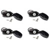 YONEDA 4 Pods Blue Rock Lights 6000K Ultra Bright LED