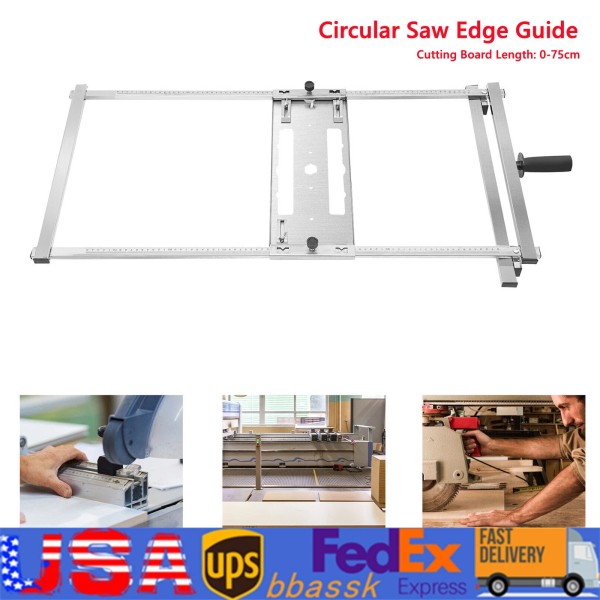 7" Circular Saw Guide Accurate Rip-Cut Track Rail Edge Cutting
