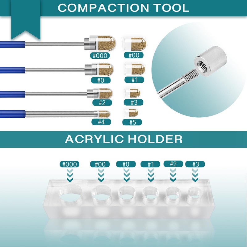 LELELUK 16-Piece Filling Tool Kit with Lab Scoops, Lab Spoon