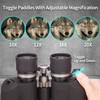 BOSMA 10-22x50 Ultra HD Binoculars | Dynamic Zoom Range, Sturdy