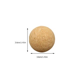BESPORTBLE Cork Balls 36mm Foosball Balls Table Football Cork Balls for Table Soccer Foosball Replacement Accessory 5pcs