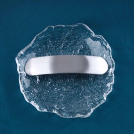 Dervivea French Metal Bar Hairclip Geometry Hair Barrette Clip Minimalist Ponytail Holder Hair Clip Silver Bar Hair Barrette Clip Decorative Hair Accessories for Women and Girls Headdress