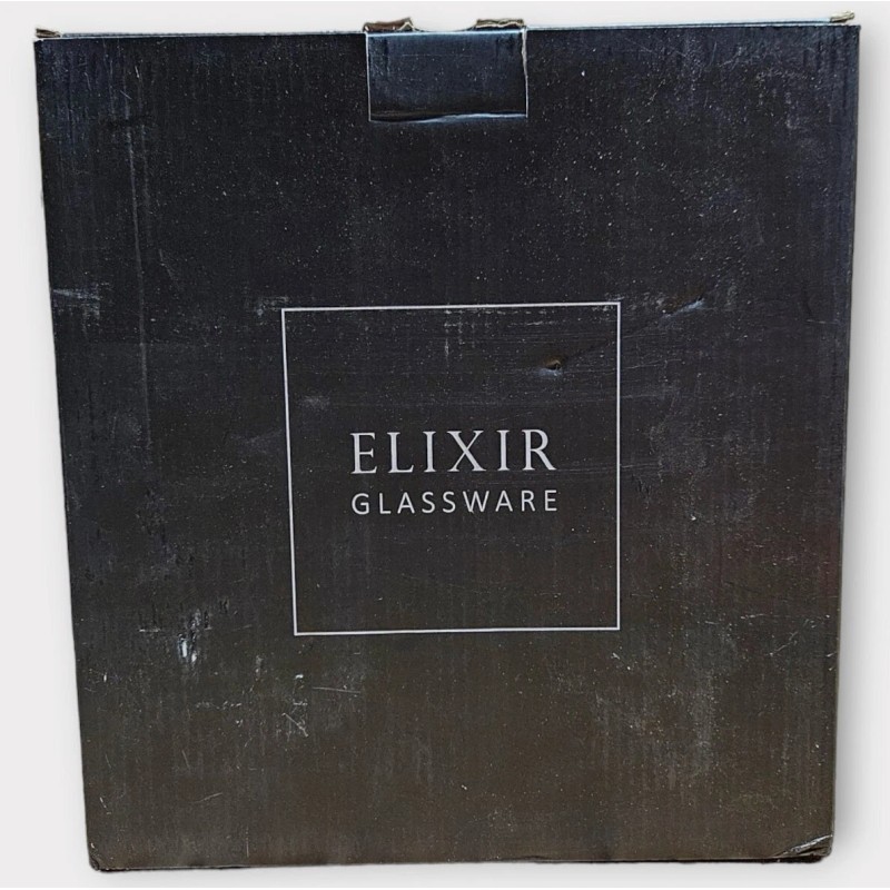 ELIXIR GLASSWARE Stemless Red Wine Glasses Set of 4 -