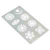 Aleks Melnyk No.415 Metal Stencil, Chakras, Mandala, Yoga, Symbols for