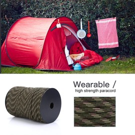 Alomejor Paracord Survival 9 Strand Braid Polypropylene Rope Multifunctional Roll for Outdoor Activities Emergency