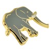 PinMart Wild African Grey Elephant Animal Enamel Lapel Pin -