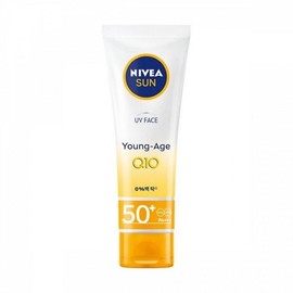 Sticky sunscreen, non-white Q10 SPF50+ young age sunblock / 쫀쫀한 선크림 무백탁 Q10 SPF50+ 영에이지 선블록