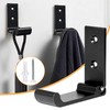 La Llareta Coat Hooks Wall Mounted, 4 Pieces Foldable Wall