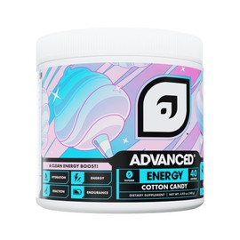 Advanced Energy - Energy Boosting Formula with Electrolytes for Hydration - L-Theanine to Combat Jitters - Sugar Free & Keto Friendly - No Maltodextrin (40 Servings) (Cotton Candy)
