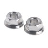 M14x1.5mm TC4 Titanium Ti Flange Nut DIN 6923 for Bolt
