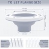 Toilet Flange, Easy to Use Durable Toilet Flange Repair Kit