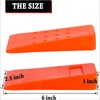 Poweka 6 Inch Chainsaw Felling Wedge Set, ABS Plastic Wood