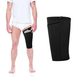 Catheter Leg Bag Holder, Catheter Sleeves, Urine Leg Bag, Fixing Catheter Sleeves, Foley Catheter Bag Holder, Leg Strap, Urinary Incontinence Catheter Accessories (M)