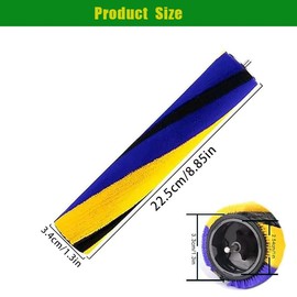 YLYWPYK Soft Roller Brush Replacement Compatible with Dyson V8 Slim V10 Slim V12 Detect Slim V15 Detect Slim, Vacuum Cleaner Soft Rollers Floor Nozzle, Brush Bar Replacements Part no. 971634-01