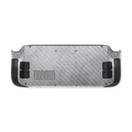 MightySkins Carbon Fiber Skin Compatible with Valve Steam Deck - Concrete Wood | Protective, Durable Textured Carbon Fiber Finish | Easy to Apply, Remove, and Change Styles | Made in The USA