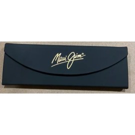 Maui Jim Folding Matte Black Eyeglasses Case With Dust cloth  BRAND NEW