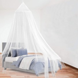 Stayoung Mosquitero de Cama, Mosquitera Anti-Insectos para Niños de Cúpula Blanca, Amigable con la Piel, Ventilado, Máximo para Prevenir Insectos (60 * 250 * 900 cm) (Blanco)