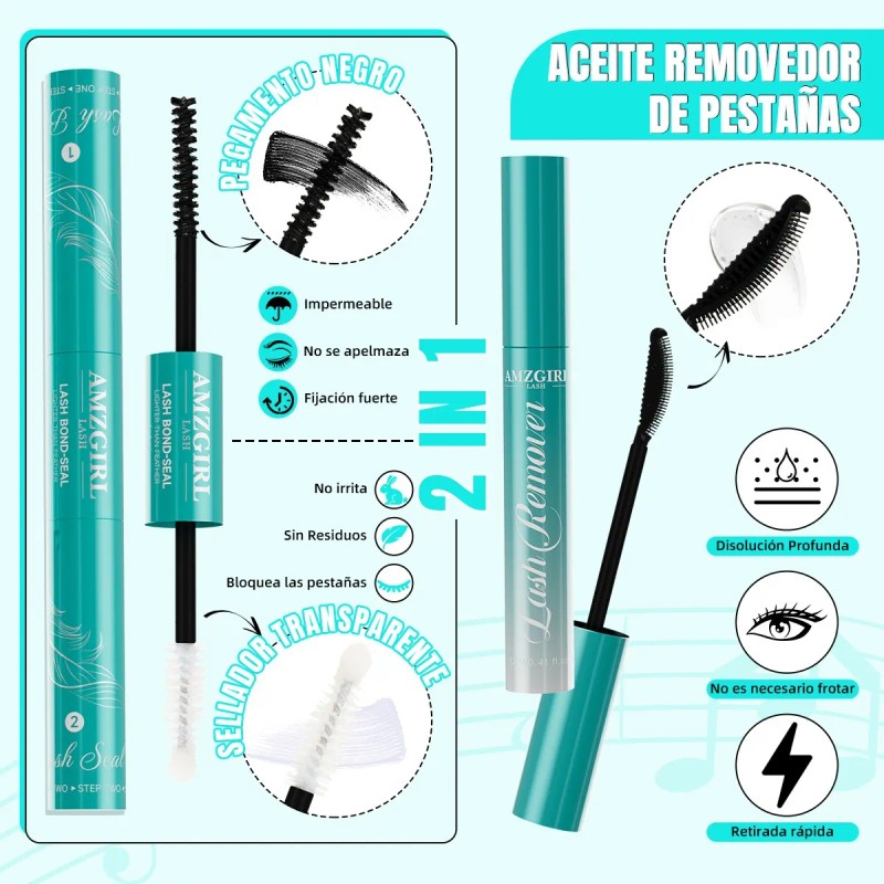 Kit De Extensiones De Pestañas Lujo Amzgirl Lash