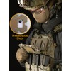 EralcNa Tactical Gear Plate Carrier Vest Accessories Phone Chest Mount