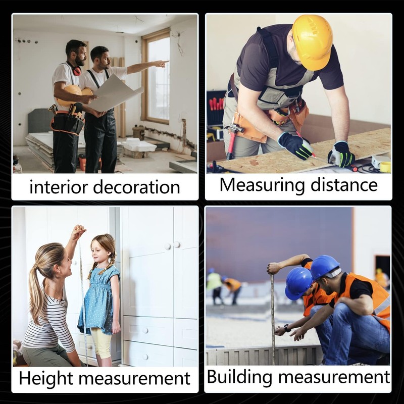7.5M/25FT Measuring Tape Metric and Imperial, Stainless Steel Hollow Tape