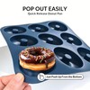 Large Silicone Donut Pan for Baking, 9 Cavity Non-Stick Food