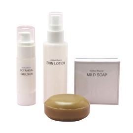 Global Beauty 3-Piece Skin Care Set, No 3.5 oz (100 g) + 4.2 fl oz (120 ml) + 1.1 oz (30 g)