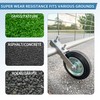 Kikerike Gate Wheels for Metal Tube Gate, Heavy Duty 6-1/4"