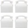 Oletx 12-Pack White Party Favor Treat Boxes, Goodie Gable Paper
