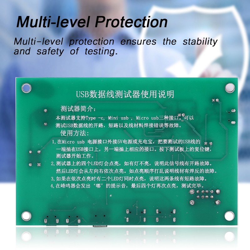3 in 1 Data Wire Test Fixture Precise Type C/Mini