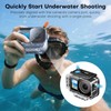 REYGEAK Waterproof Case for Osmo Action 5 Pro/Action4/3, 40M Diving
