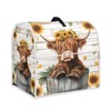 ASQVTIFE Highland Cow Mixer Dust Protective Covers for Kitchen Sunflower