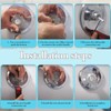 Shower Knob Replacement for RP41661, Shower Handle Replacement Compatible with