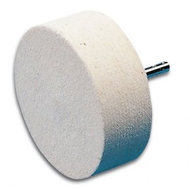 Gordon Glass™ 4" Felt Polishing Buffing Wheel for Use with Cerium Oxide