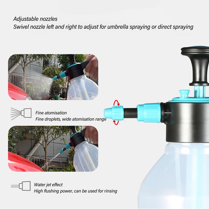 Pressure Water Spray Bottle Multifunctional Pressurised Atomised Portable for Spraying