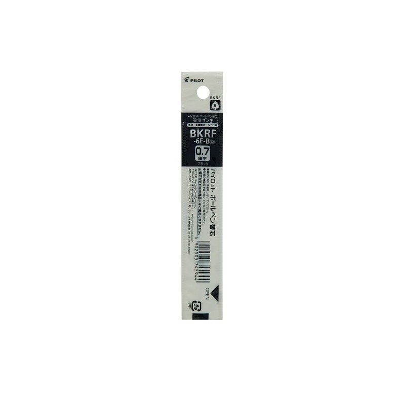 Pilot BKRF-60F-10B Ballpoint Pen Refill, BKRF, Multi-Color, Multi-functional, 0.7, Black,