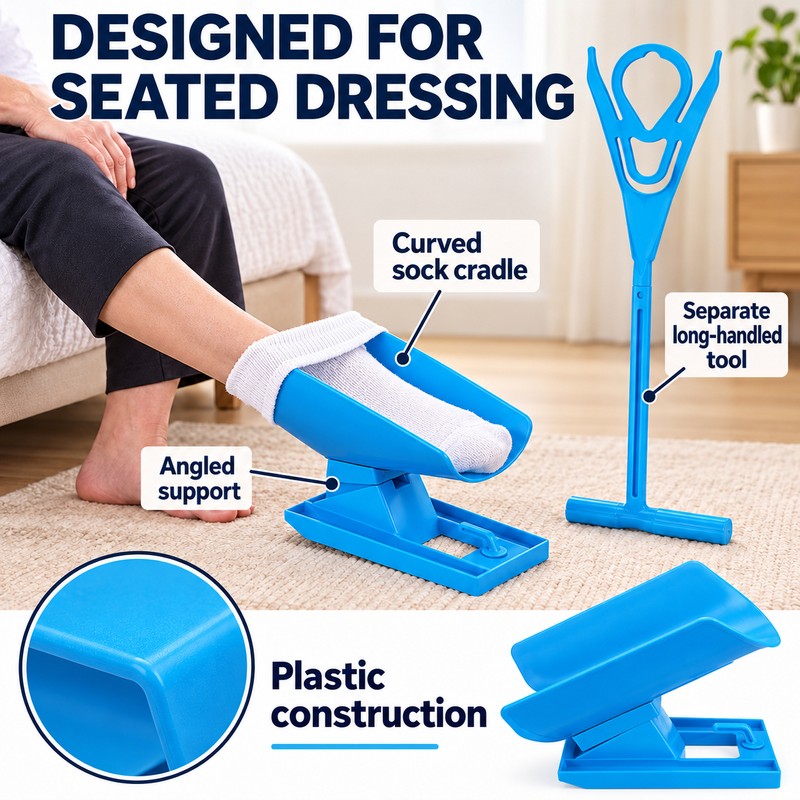 Flexible Sock Aid Stocking Slider Helper for Elderly Pregnant Disabled