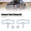 2pcs Exhaust Manifold Clamp Repair Kit Manifold Stud Clamp Replacement