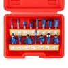 HILTEX 10100 Tungsten Carbide Router Bits, 15 Piece Router Bit