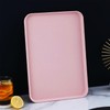Plastic Art Trays,10 Pack Large Plastic Trays Stackable Activity Tray