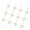 12pcs Candle Plate Iron Material 7x6.5cm/2.8x2.6in Gold Stable Reliable Decorative