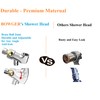 Shower Head with Handheld High Pressure-Full Body Coverage Powerful Rain