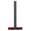 Urjumpea T-Shaped Square Metal Ruler, 6 Inch, Perfect for Art
