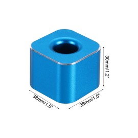 PATIKIL Aluminum Single Pen Stand Holder, Pen Holder Base Pen Display Stand Toothbrush Holder for Classroom Home Office, Blue